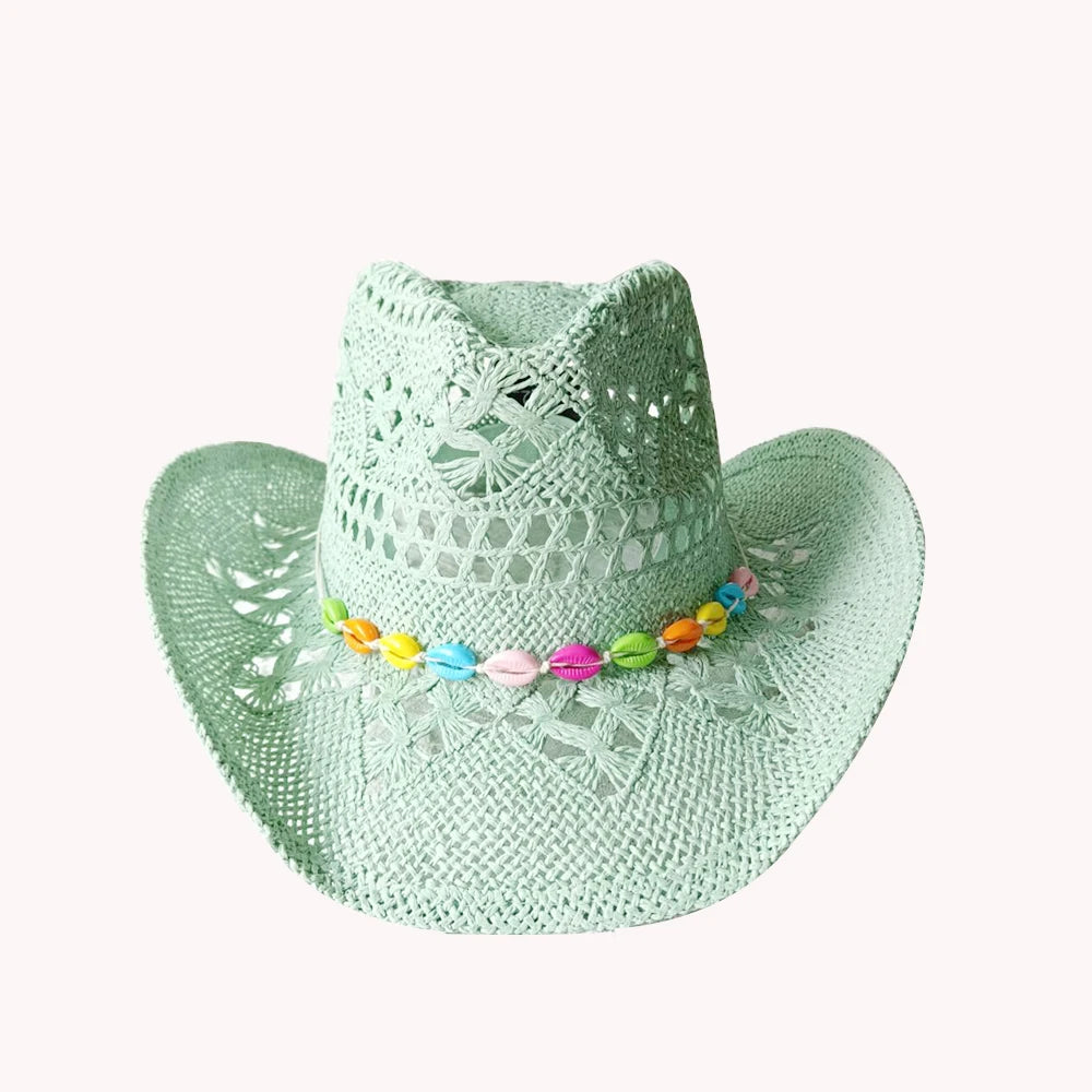 Glitrende Western Cowboyhatt