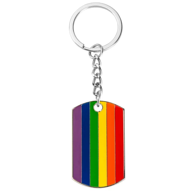 Pride Hjerte-Halskjede med Regnbueanheng