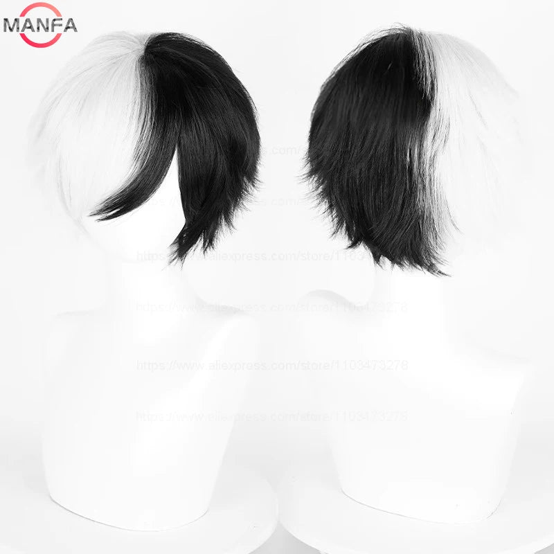 Kort Rett Cosplay-Parykk (30 cm)