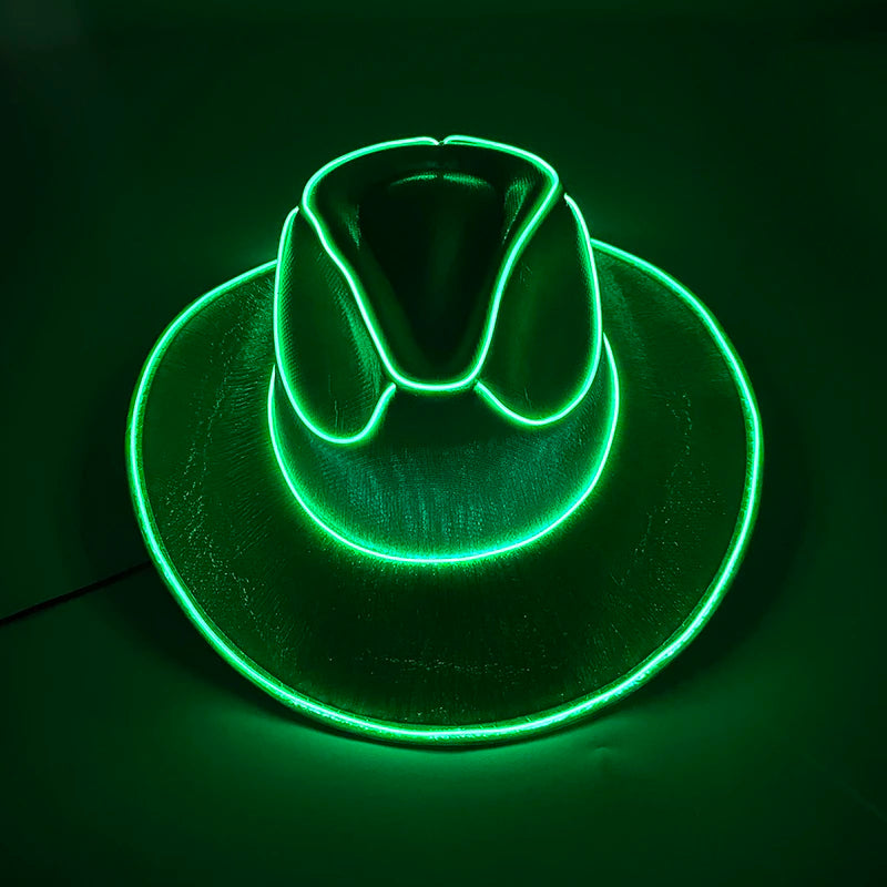 LED-Lyst Western Cowboyhatt