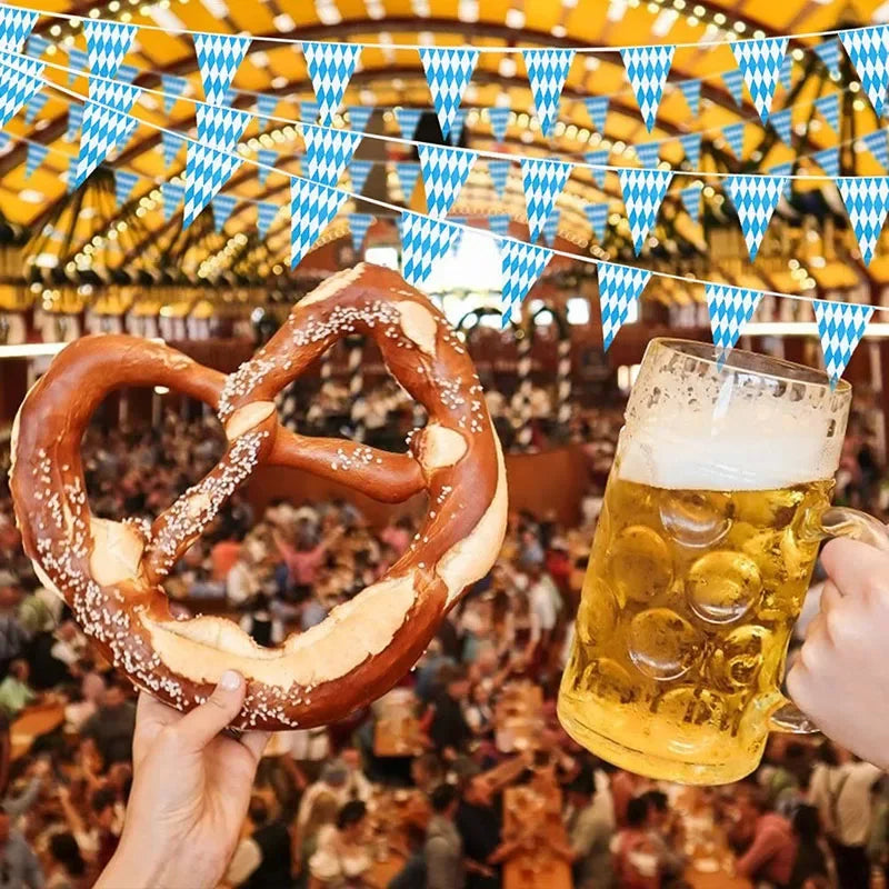 Oktoberfest Plast Vimpelrekke 10 Meter