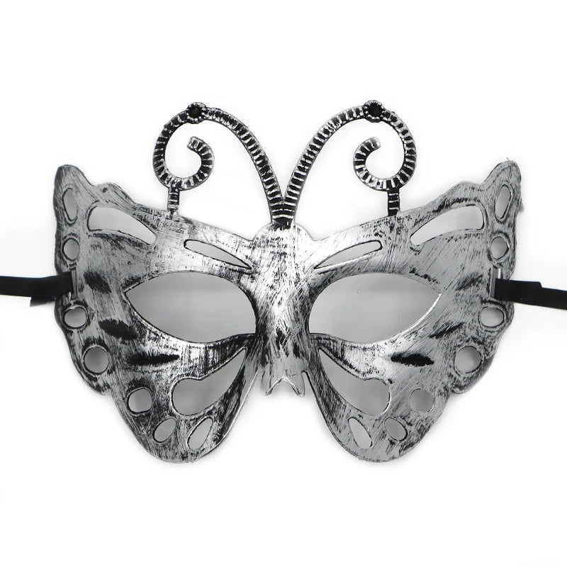 Vintage Prins Maskeradadmaske med Krone
