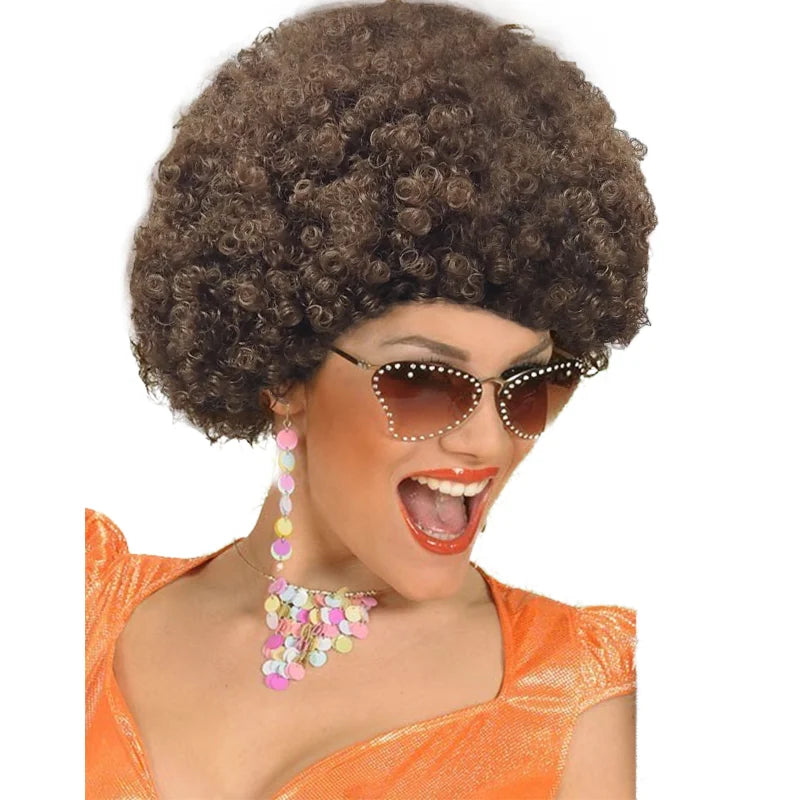 Klassisk Afro Puff Klovneparykk