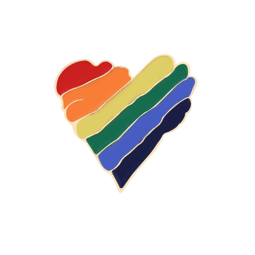 Pride Emaljepins & Regnbue-Pins for Jakke og Veske