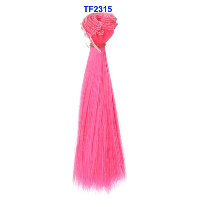 Dukkehår / BJD Parykk-Tresse (15–25 cm)