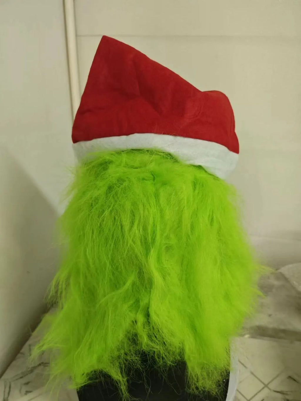 Grønn Monster Lateksmaske (Grinchen-stil)