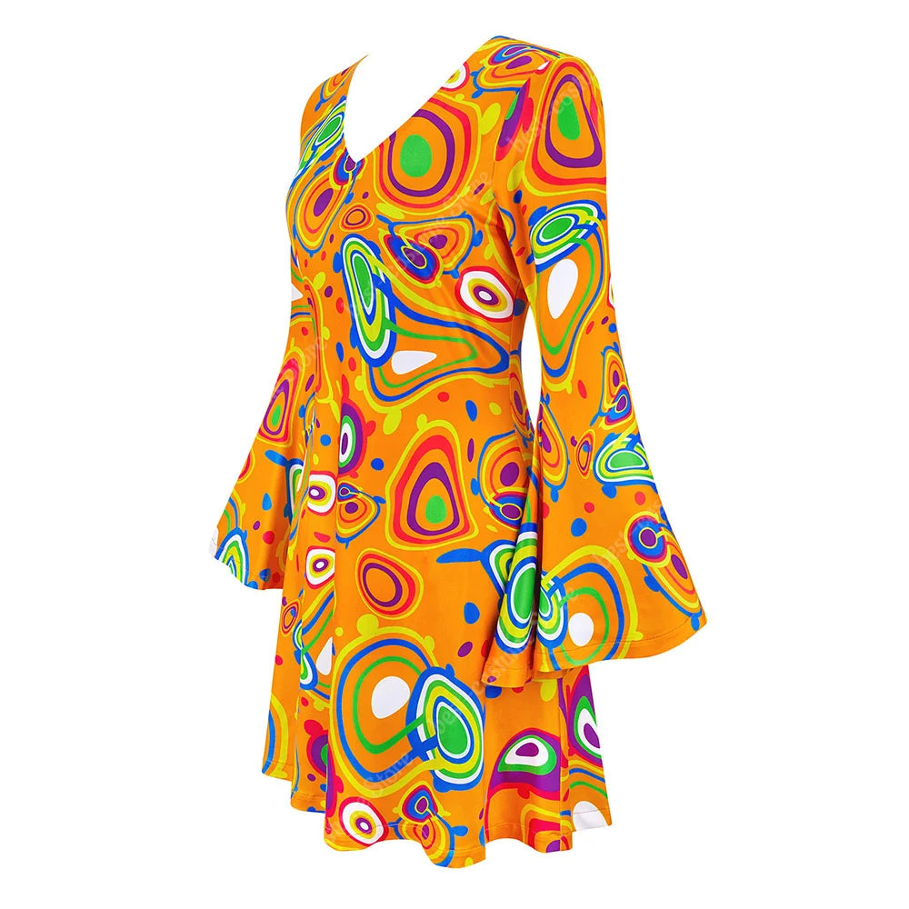70-talls Hippie & Disko Kostyme for Herrer