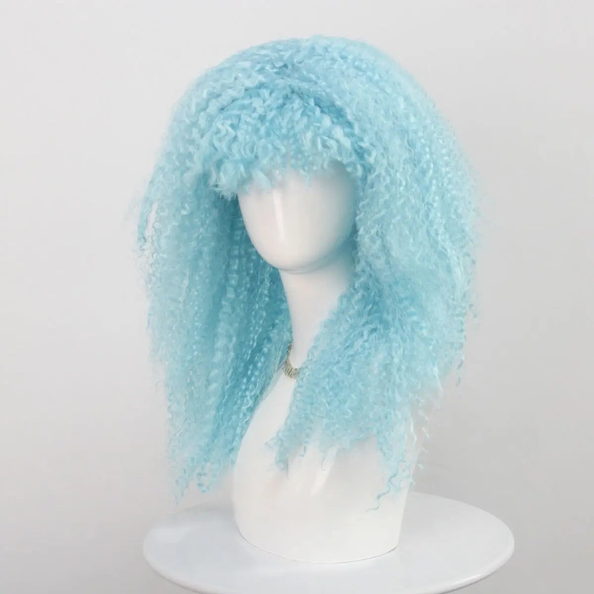 Fargerik Gradient Festparykk - Kort & Fluffy