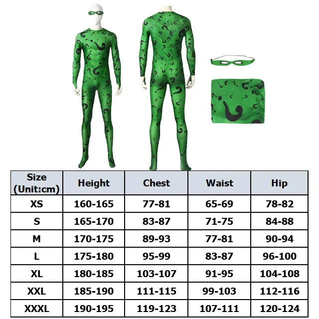 The Riddler Cosplay Kostyme