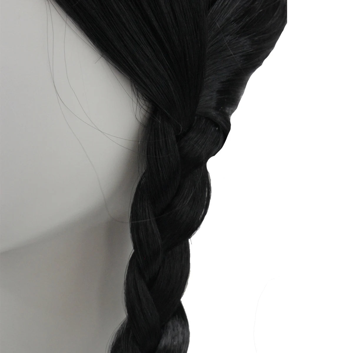 Wednesday Addams Sorte Fletter Parykk
