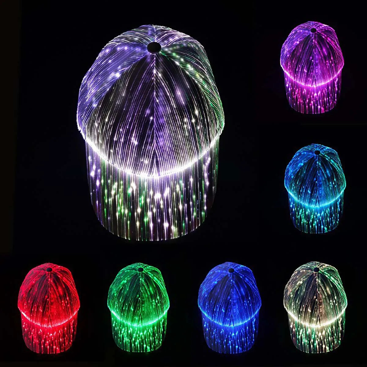 LED Lysende Caps