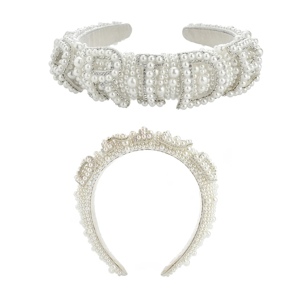 Bride To Be Perle-Diadem & Slør