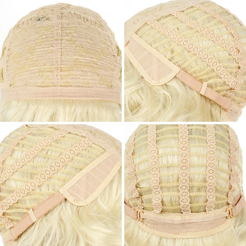 Marilyn Monroe Blond Krøllete Parykk