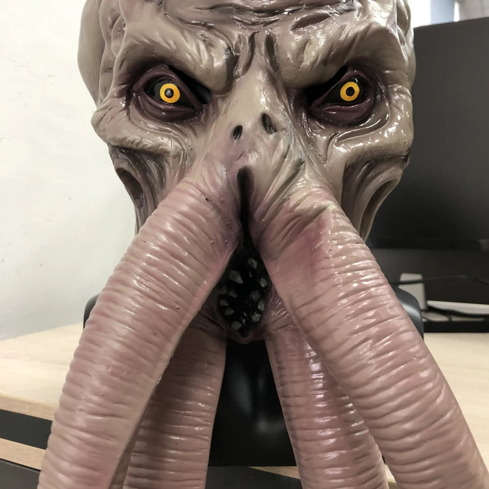 Baldur's Gate 3 Mind Flayer Lateksmaske