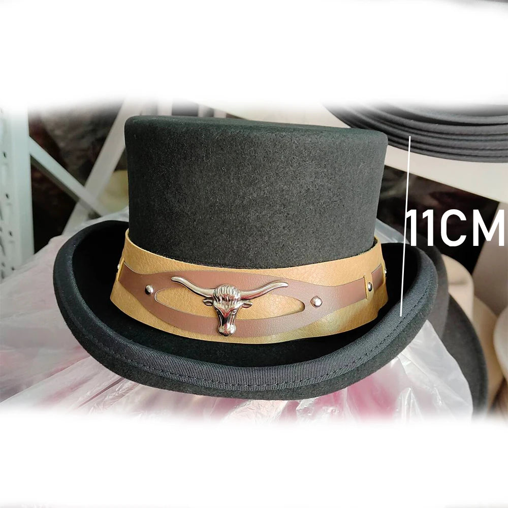 Elegante Ull-Fedora Hatt