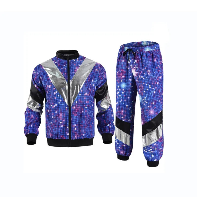Klassisk 80s & 90s Shell Suit Kostyme for Herre