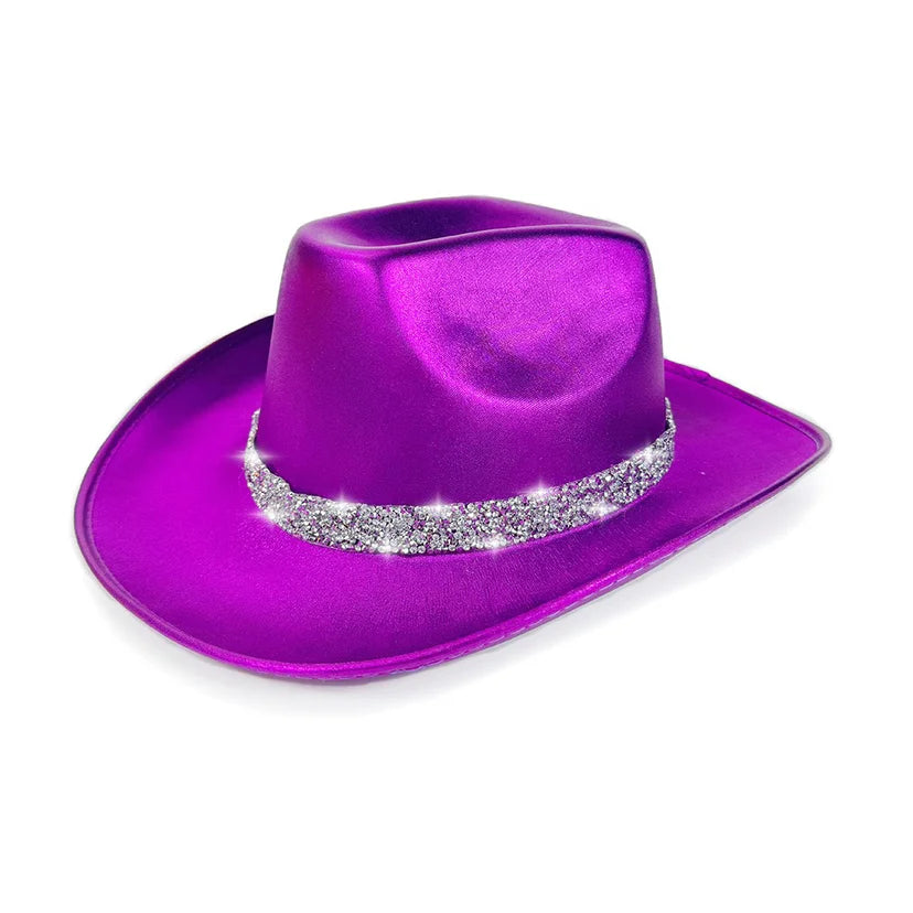 Glitrende Western Cowboyhatt