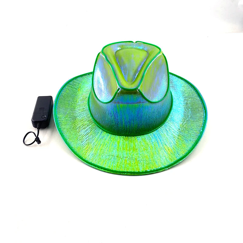 LED-Lyst Western Cowboyhatt