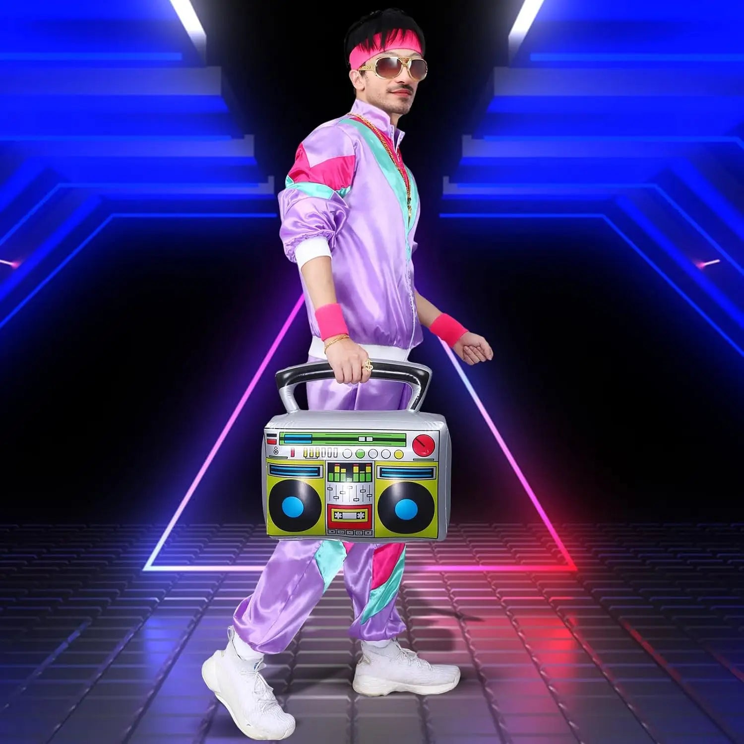 Klassisk 80s Retro Treningsjakke og Bukse for Damer