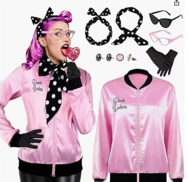 Pink Lady Retro 50-talls Jakke