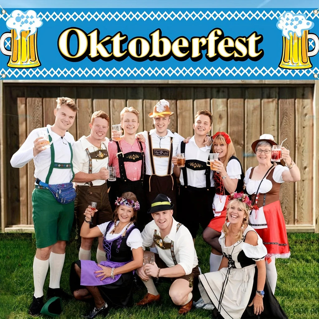 Oktoberfest Ølhage Feiringsbanner (45 x 200 cm)