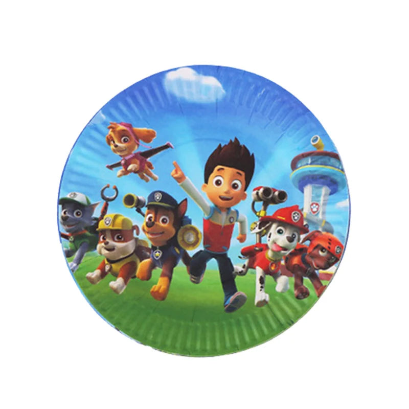 Paw Patrol Bursdagssett – Ballonger, Servise & Banner