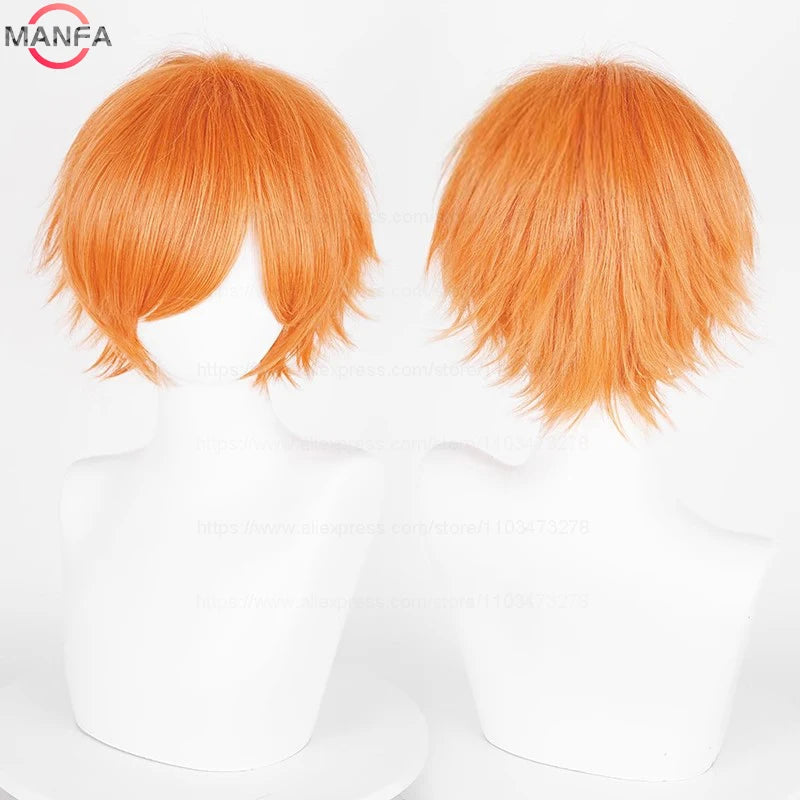 Kort Rett Cosplay-Parykk (30 cm)