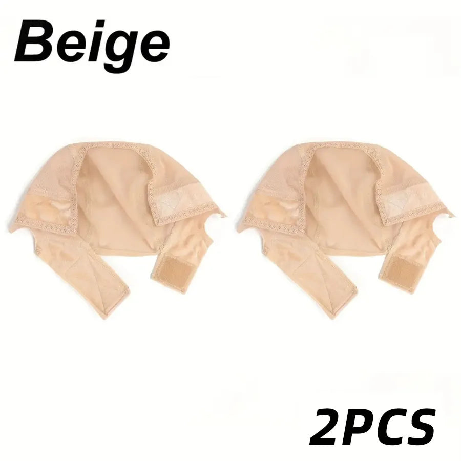 Justerbar HD Lace Parykkhette med Fløyelsbånd
