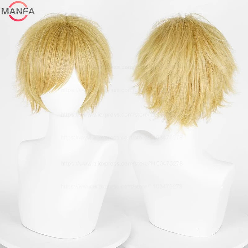 Kort Rett Cosplay-Parykk (30 cm)