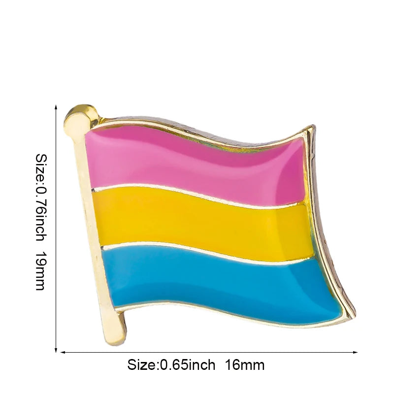 Progress Pride Emalje Lapel Pin