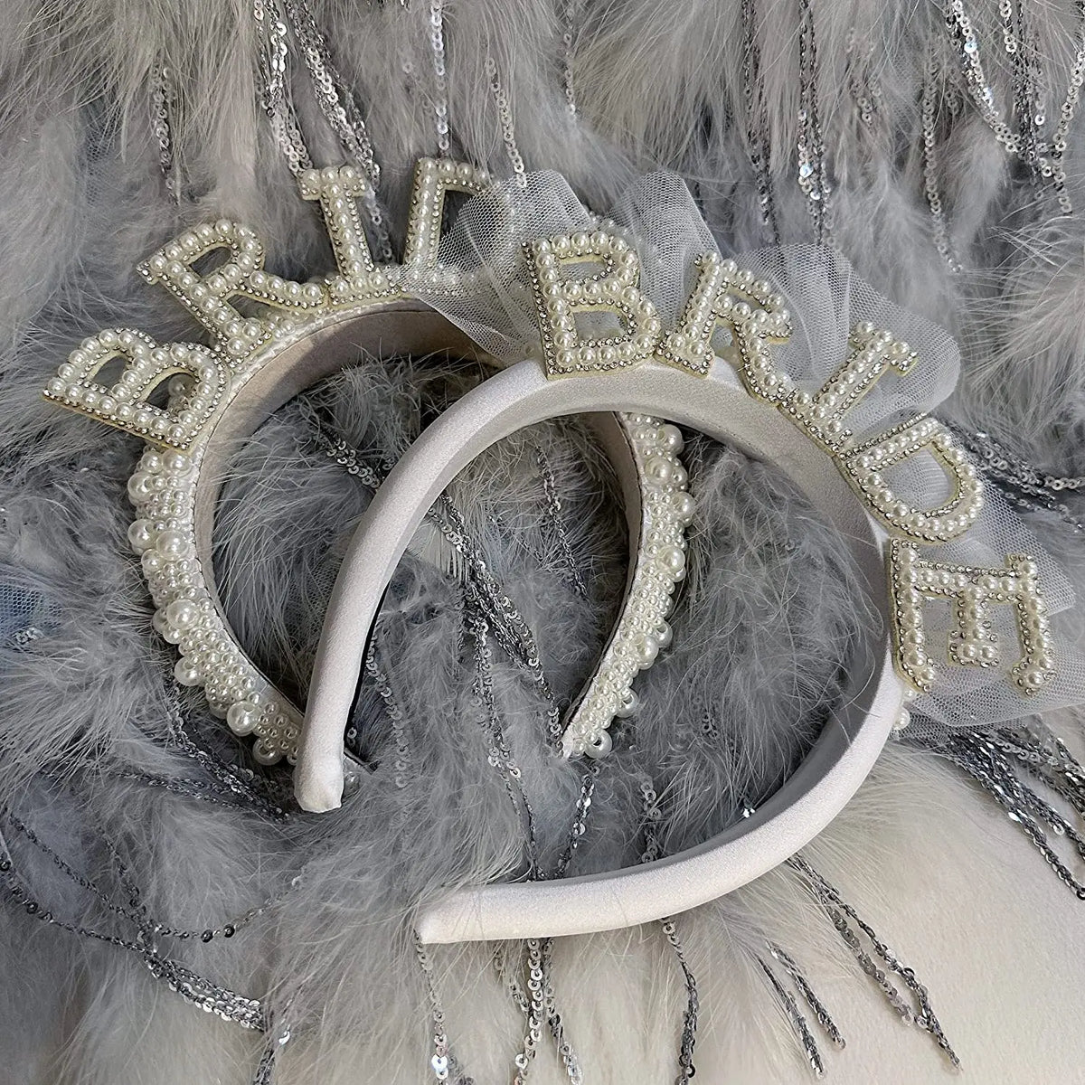Bride To Be Perle-Diadem & Slør