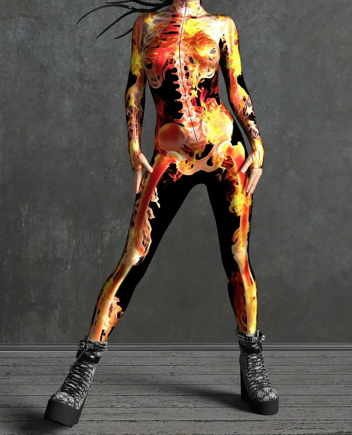 Cyber Witcher Templar Bodysuit Cosplay
