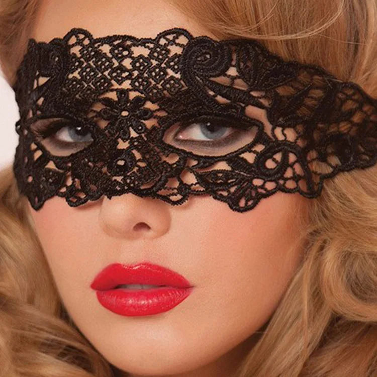 Elegante Blondemaske til Maskerade