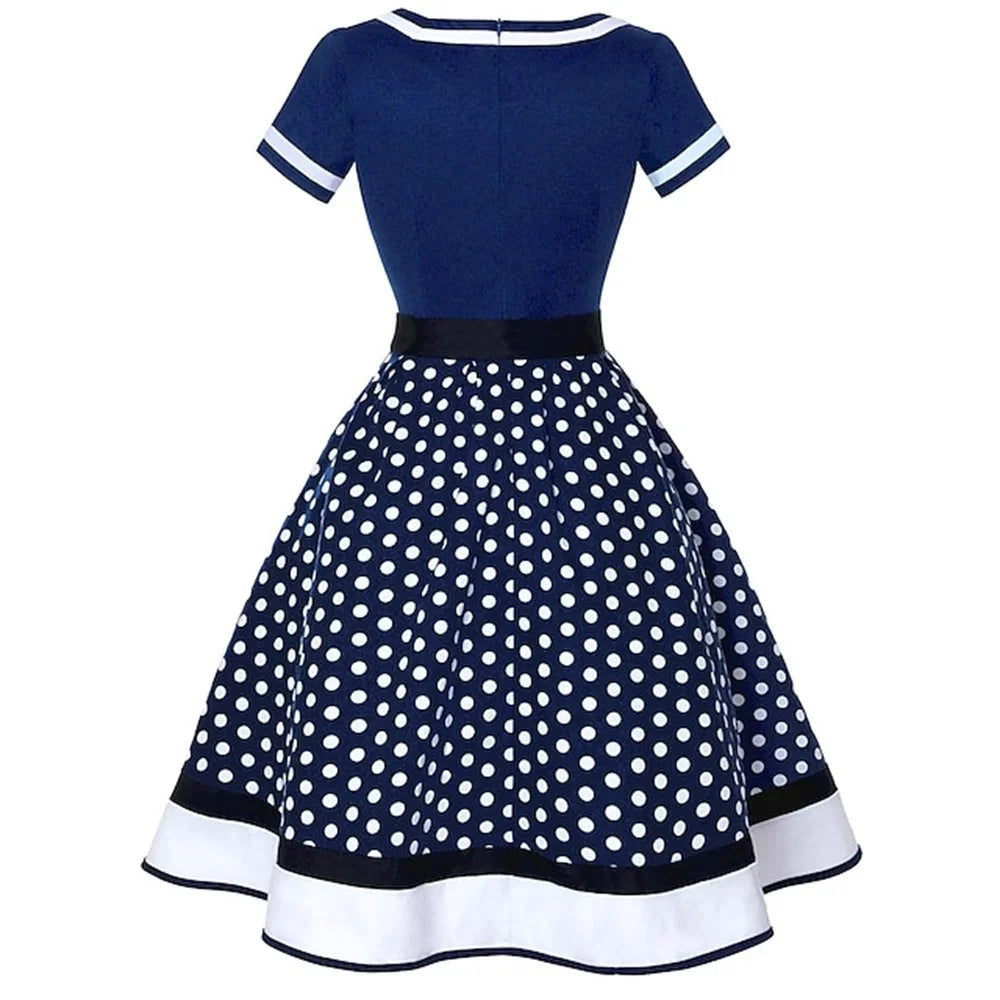 Vintage Hepburn 50-talls Kjolesett med Tilbehør
