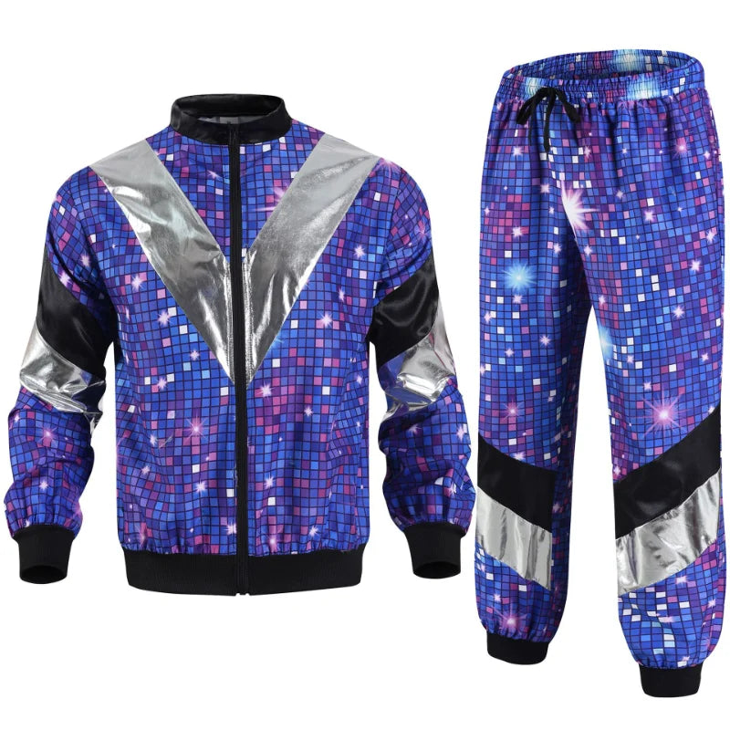Retro 80s Disco Treningsdress for Damer & Herrer