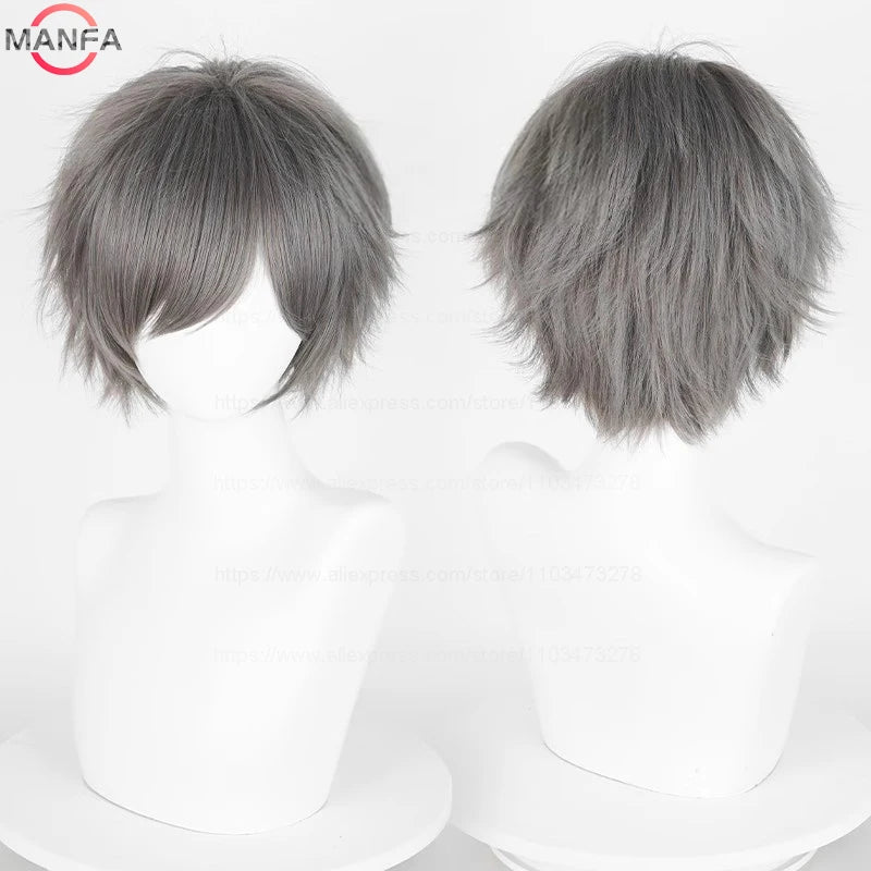 Kort Rett Cosplay-Parykk (30 cm)