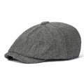 Peaky Blinders Newsboy Cap i Uldblanding