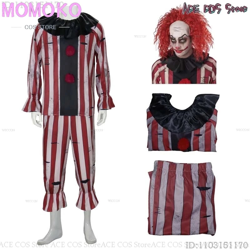 Skummel Killer Clown Kostyme til Dame
