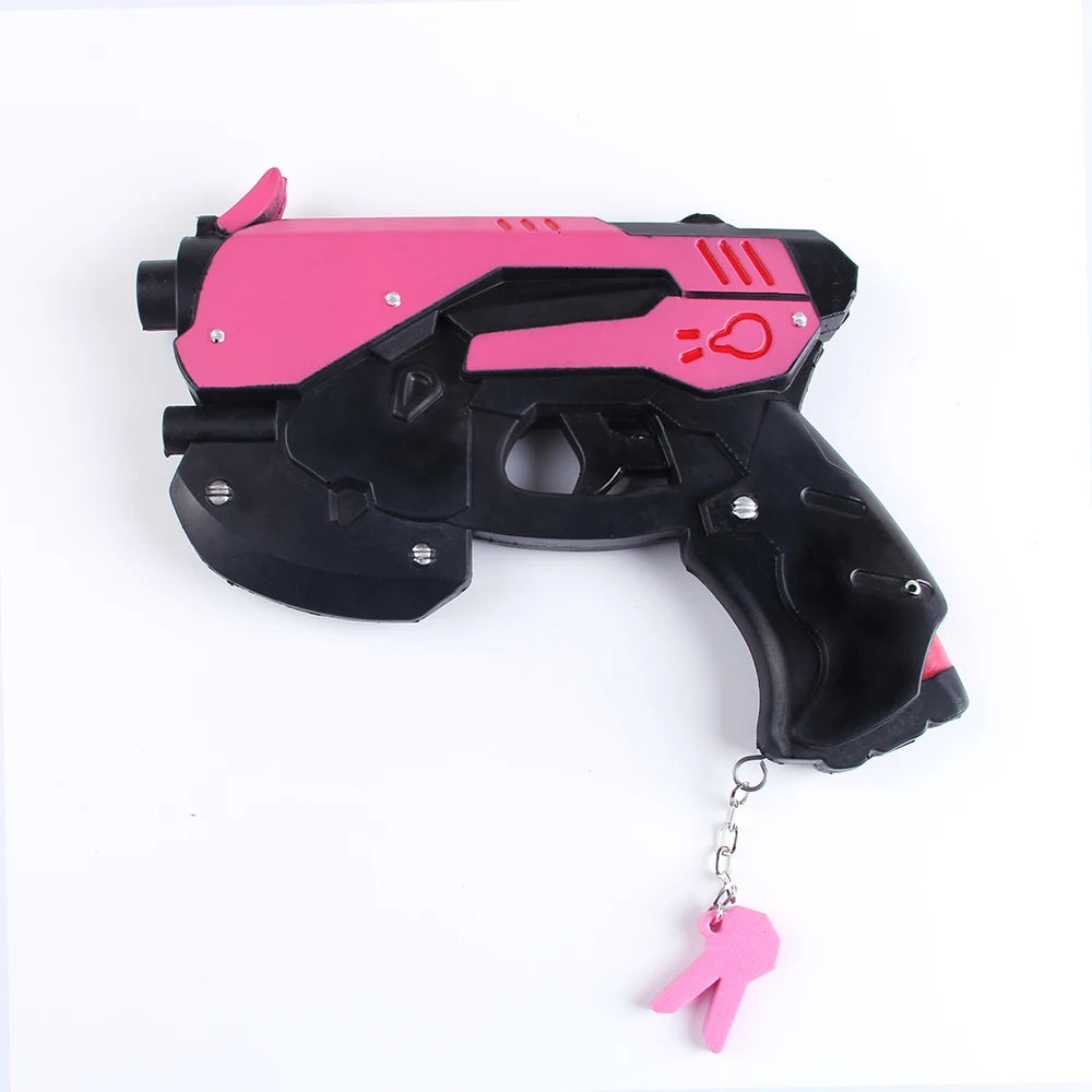 Overwatch D.Va Deluxe Cosplay-sett med Parykk & Hodesett