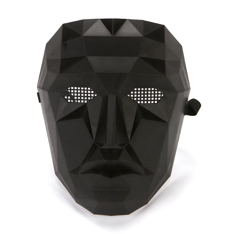 Rosa Jumpsuit Kostymesett med Maske
