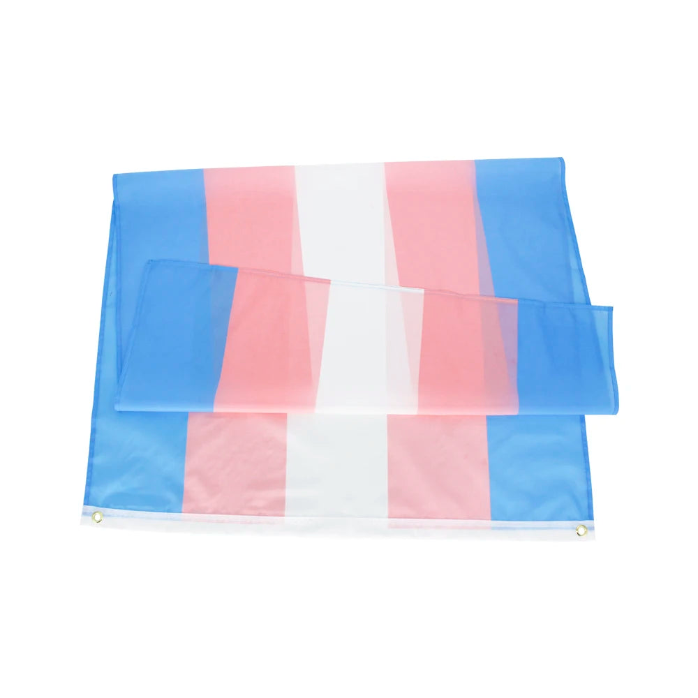 Transgender & Pride Polyesterflagg 90x150cm