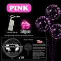LED Bobo-ballonger med Lys (10-pk)