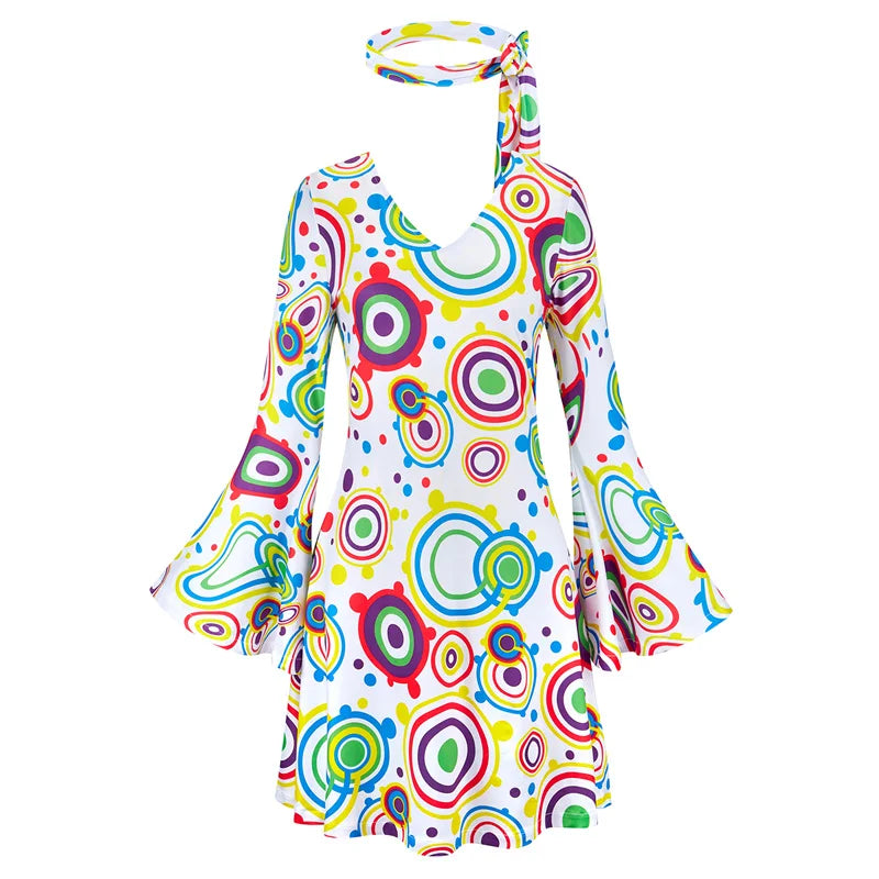 70-talls Hippie & Disko Kostyme for Herrer
