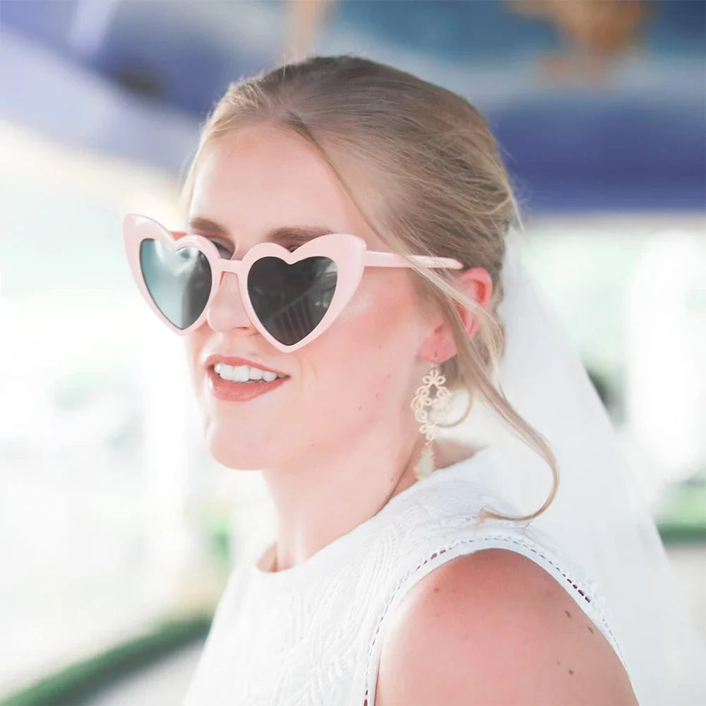 Bride & Bridesmaid Hjerteformede Solbriller