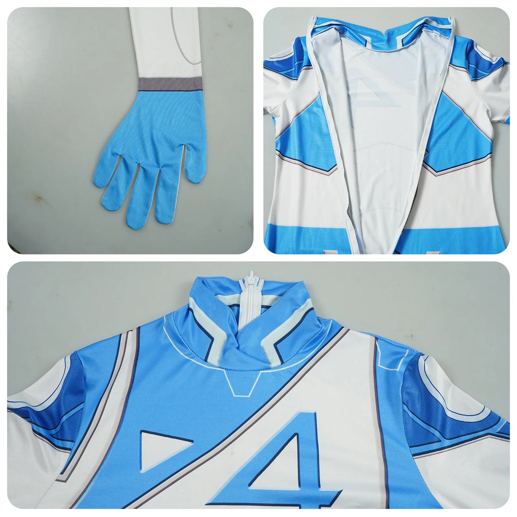 Invisible Woman Cosplay Drakt