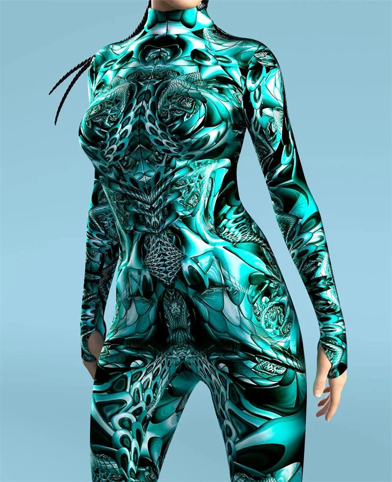 Cyber Witcher Templar Bodysuit Cosplay