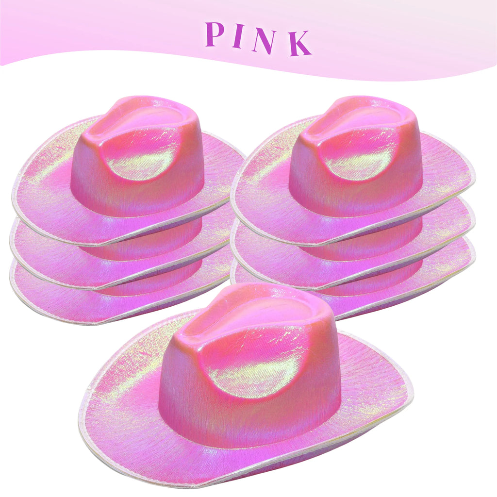 Glitrende Western Cowboyhatt