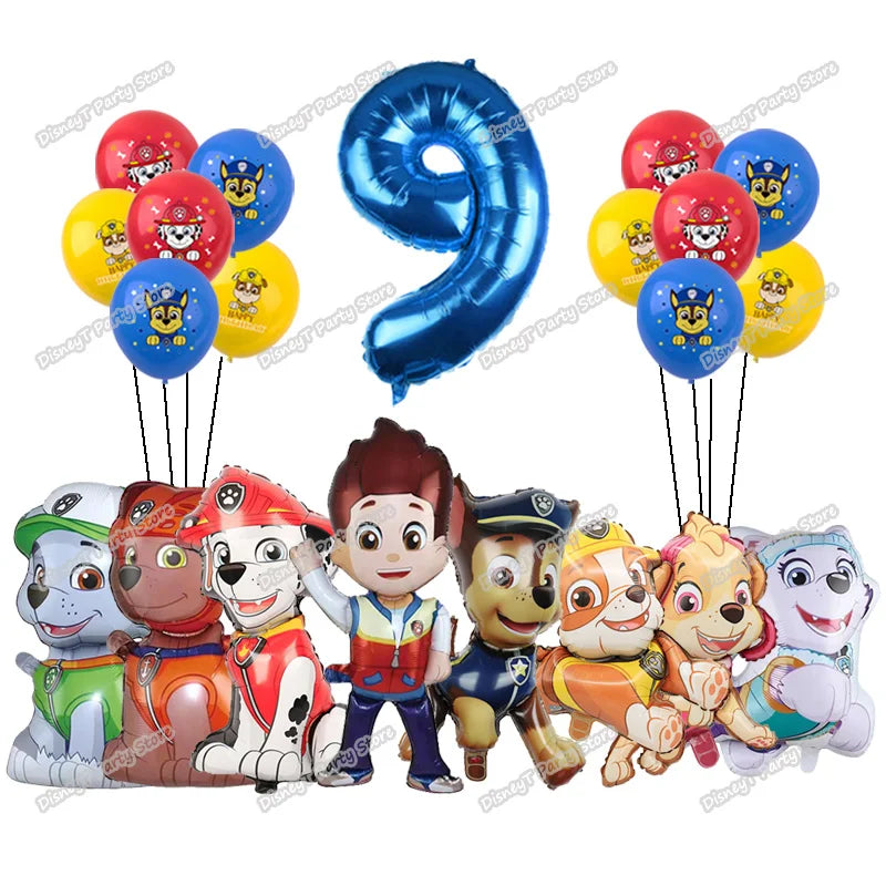 Paw Patrol Bursdagssett – Ballonger, Servise & Banner
