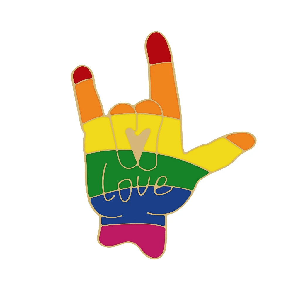 Pride Emaljepins & Regnbue-Pins for Jakke og Veske