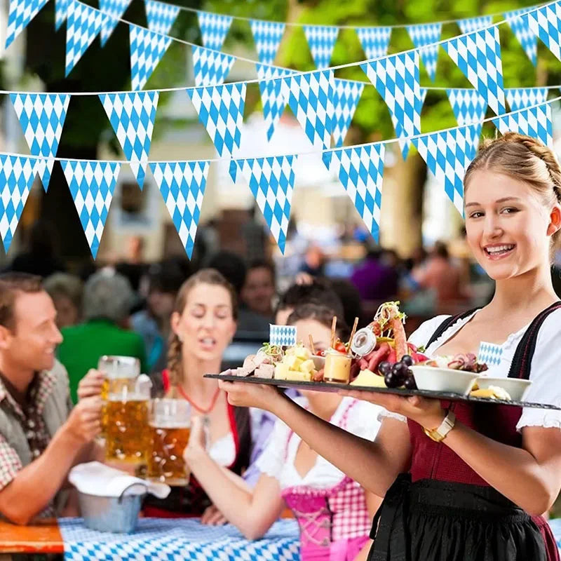 Oktoberfest Plast Vimpelrekke 10 Meter